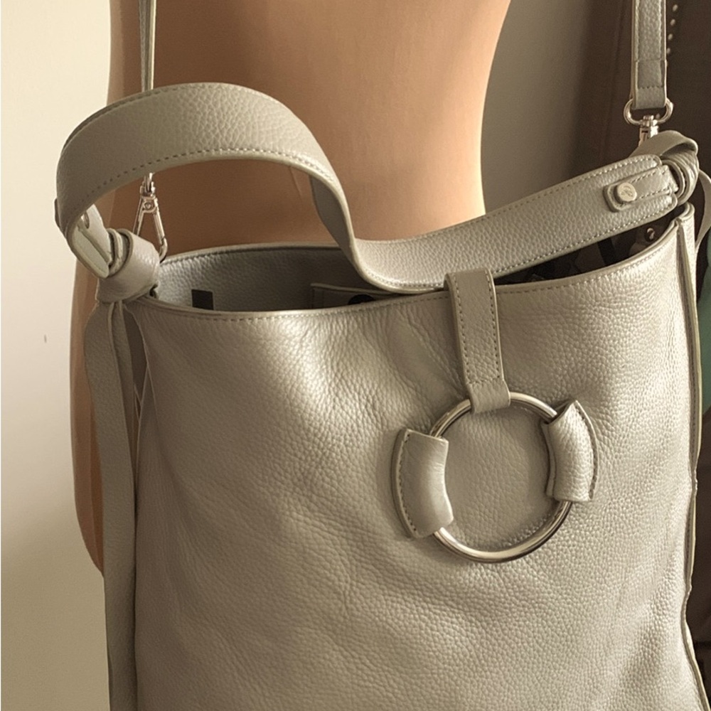 PURSE SAM EDELMAN PEBBLE LEATHER TOTE OR CROSSBODY. VERY CLEAN SIZE 15X12